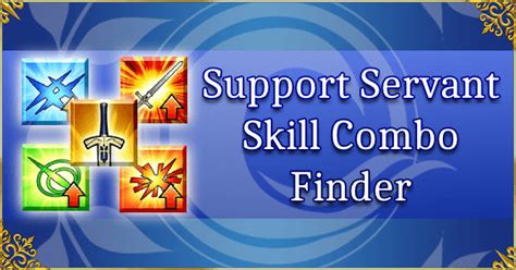 fgo support list|Support Servant Skill Combo Finder .